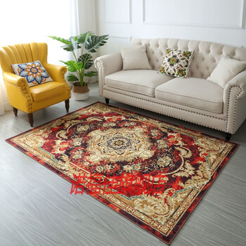 诺福佳金钻绒欧式客厅地毯茶几毯沙发家用卧室满铺现代简约可机洗定制