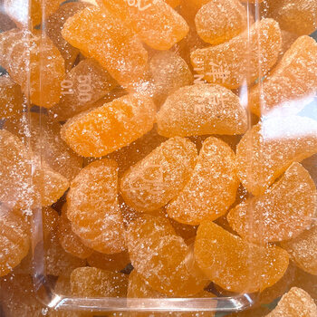 天津传统老味糖果酸甜橘子瓣软糖硬糖零食桔子糖怀旧软橘子糖240g硬