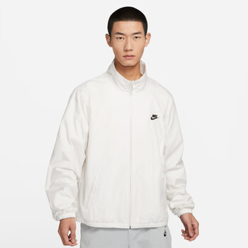 耐克nike梭织夹克club男子全长拉链训练开衫运动上衣dx067303017592al