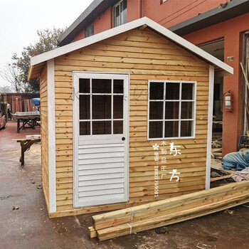 花园杂物房防腐木木屋工具房庭院设备空调外机房子户外移动杂物间小