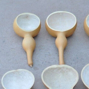 葫芦瓢天然家用葫芦水飘勺葫芦瓢舀水瓢淘米瓢水舀子彩绘脸谱素材拍