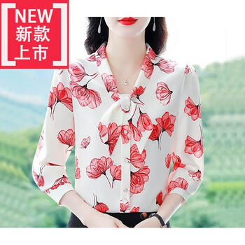 hunduilu重磅真丝衬衫桑蚕丝高端女高档女装品牌上衣动感哥弟2024春秋