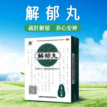 康祺 解郁丸 4g*12袋 疏肝解郁养心安神心烦失眠 1盒
