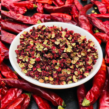 虎钢馋重庆特产微辣江津青花椒花椒茂县红麻辣 花椒微辣70g(不辣只香)