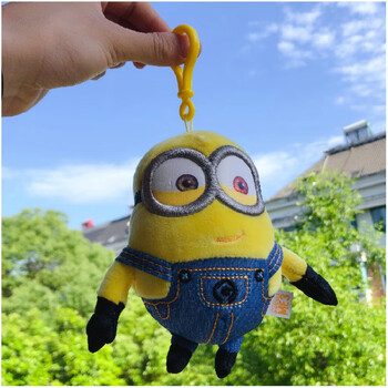 小黄人挂饰包包挂件戴夫小黄人毛绒玩具创意礼物生日小礼物男女小饰品