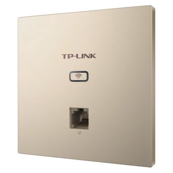 TP-LINK POE供电无线86盒面板式AP 入墙式别墅宾馆酒店覆盖 家装WIFI布置 AC管理 TL-AP450I-POE 单频百兆450M 薄款碳素黑