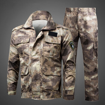 陆战队特训服新式废墟迷彩服男套装女春秋款战术耐磨劳保安工作服军训