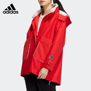 阿迪达斯（adidas）外套女2023春款新年款兔年运动休闲连帽夹克HZ2995 HZ2995 L