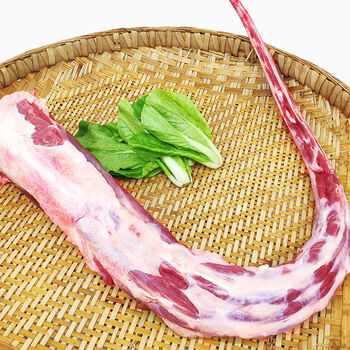 真牛尾新鲜牛尾骨带皮整根黄牛尾巴黄牛肉清真现宰冷冻批发腾旺纳跃整