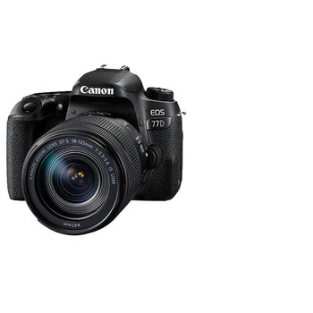 佳能(canon) eos 77d单反相机套机入门学生单反相机 77d 18-55 stm