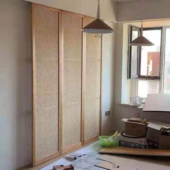 异形柜门吊顶镂空装饰板材隔断屏风竹编墙面装修竹席定制竹编屏风定制