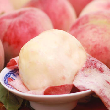 棠鲜生  四川新鲜水蜜桃当季时令水果香甜多汁软桃子 8枚礼盒装单果5