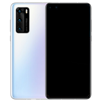 用机模可亮屏仿真模型机上交包过华为p4040pro手机模型p40白色可亮屏