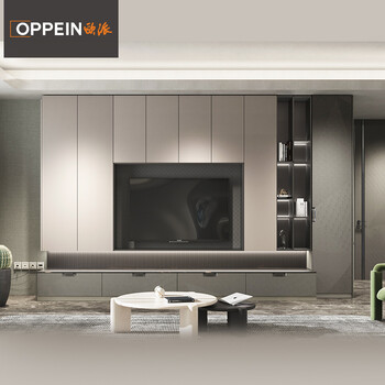 欧派全屋柜类定制 电视柜储物柜杂物柜定制 3d压纹板 星图系列 单平