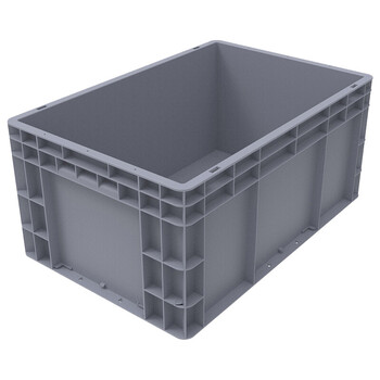 双予辅助欧标eu箱汽配周转箱塑料物流箱收纳零件盒600400280箱子内径