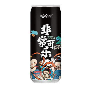 娃哈哈国潮风版非常可乐330ml*6瓶原味整箱装 油柑味330ml*6瓶