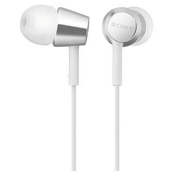 索尼sony索尼耳机入耳式有线麦克风女生双耳电竞游戏耳麦白色官方标配