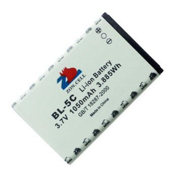 中顺芯 锂离子电池3.7V 1050mAh BL-5C手机学习机音箱便携设备专用 1050mAh