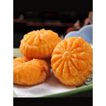 臻选好物京选美食油炸糕半成品南瓜饼3袋半成品油炸即食袋装速冻油炸