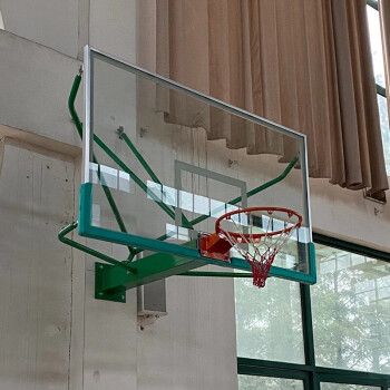 溥畔篮球板户外标准比赛篮板篮筐篮球架板透视性好篮球框挂壁式一只