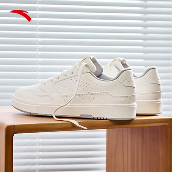 安踏板鞋男鞋小白鞋夏季透气低帮耐磨休闲鞋商场同款112338011