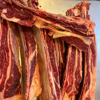 内蒙锡林郭勒盟黄膘牛排黄膘牛肉肥而不腻家庭现煮即食牛肉橙伯乐黄膘