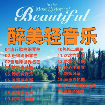 九头鸟纯轻音乐u盘无损高音质音响高品质养心美容院养生馆车载歌曲