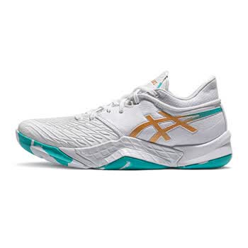 亚瑟士(asics)夏季新款unpre ars low男子稳定型篮球鞋 白色/金色 46.