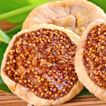 京濮飞新疆无添加天然大无花果干500g200g果干水果干风干褐色超大果