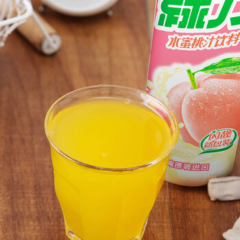 中国台湾进口绿力水蜜桃果汁饮料490ml*6罐 大罐装野炊出行聚餐清甜