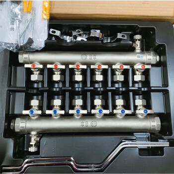 日丰德国进口佛山地暖分水器全铜分水器地热地暖管32家装地暖管集日丰