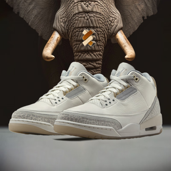 耐克nikeairjordan3aj3vory灰白色象牙白篮球鞋fj9479100fj947910040