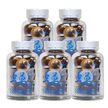 虫草含片虫草子实体含片虫草含着吃5盒45片盒