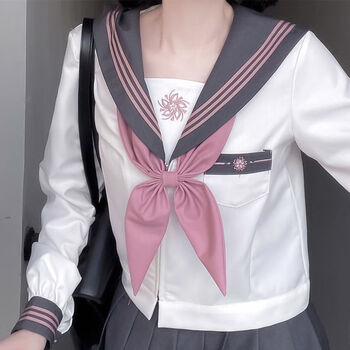 婵町jk水手服岁樱城南诗中意jk制服裙套装学院风甜美上衣长袖百褶岁樱