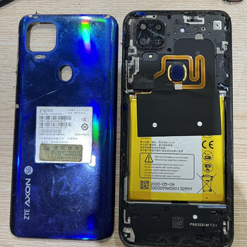 中兴通讯适中兴天机axon11se主板9000n像头开机排线尾插小板电池卡托