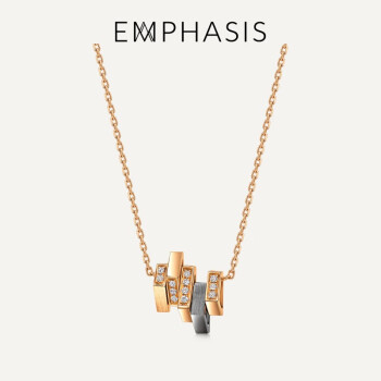 EMPHASIS艾斐诗「冠」系列18K金镶嵌钻石项链94170N 47cm