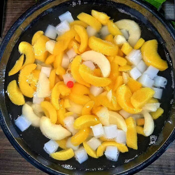 蝉之家什锦罐头商用6斤大桶3kg整箱6罐什锦水果罐头商用摆摊冷饮水果