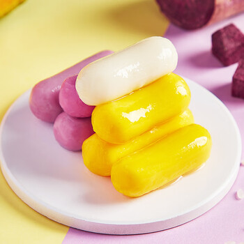 安井 三色芝士年糕夹心拉丝年糕条火锅食材麻辣烫关东煮饭店宴席年货