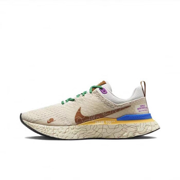 耐克nikeinfinityreact3男鞋米粽色蜗牛飞线跑步鞋dz3014100dz30