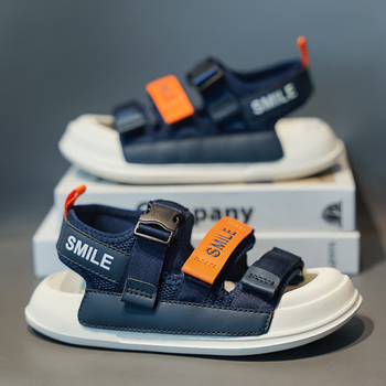 昌祥回力儿童防滑凉鞋2024夏季新款男童耐磨软底凉拖中大童男孩海边