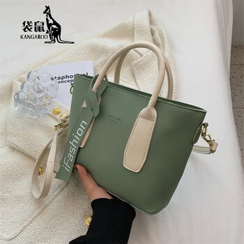 袋鼠2024女包大容量感女士2024手提斜挎包新款包包女通勤托特女款深
