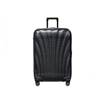 新秀丽samsoniteclite超轻贝壳行李箱旅行箱cs2可再生涤纶布黑色25