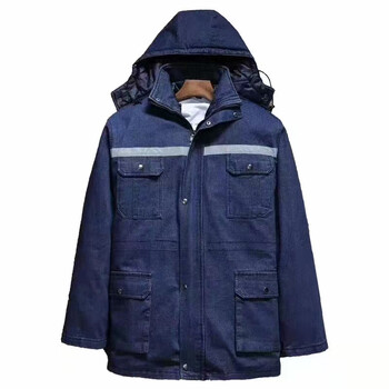 impresswit冬季国家电网工作服棉衣牛仔工作劳保棉服加厚防寒棉袄内胆