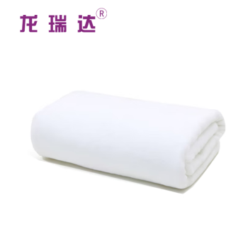 龙瑞达 浴巾 白色 棉70*180cm*500g 计价单位：条