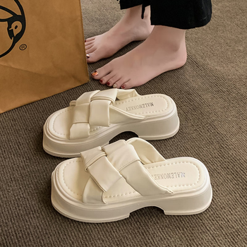 小回力家拖鞋外穿女夏季2024年新款时尚百搭小个子厚底松糕防滑休闲凉