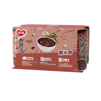 银鹭好粥道即食黑米八宝粥整箱装6罐五谷(新老随机发) 好粥道黑米粥
