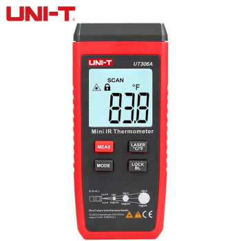 优利德（UNI-T）UT306A 红外线测温仪手持非接触式家用激光测温枪工业电子温度计