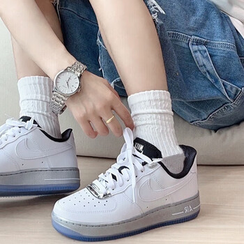 耐克（NIKE）女鞋2023夏款Air Force 1空军一号白银复古舒适休闲AF1板鞋CI0919 DX6764-100 36