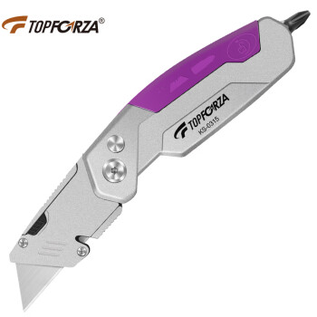 拓伏锐（TOPFORZA）KS-0315 重型美工刀2合1螺丝刀多功能折叠壁纸刀裁纸刀割刀