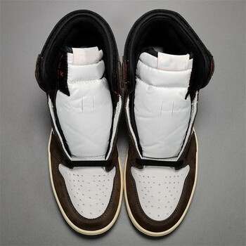 高帮运动鞋休闲鞋女 cd4487-100 aj1 倒钩 深棕 34码 36